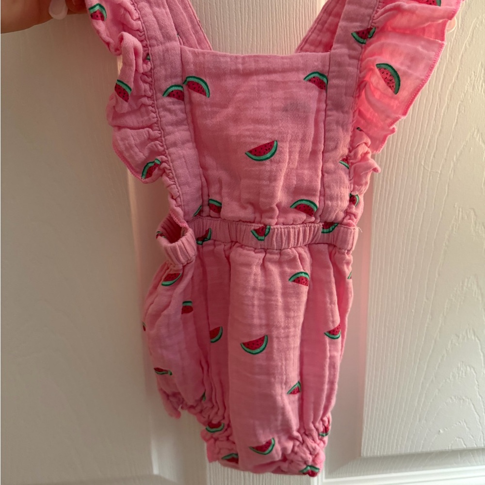 Old Navy Pink Watermelon Kids Romper